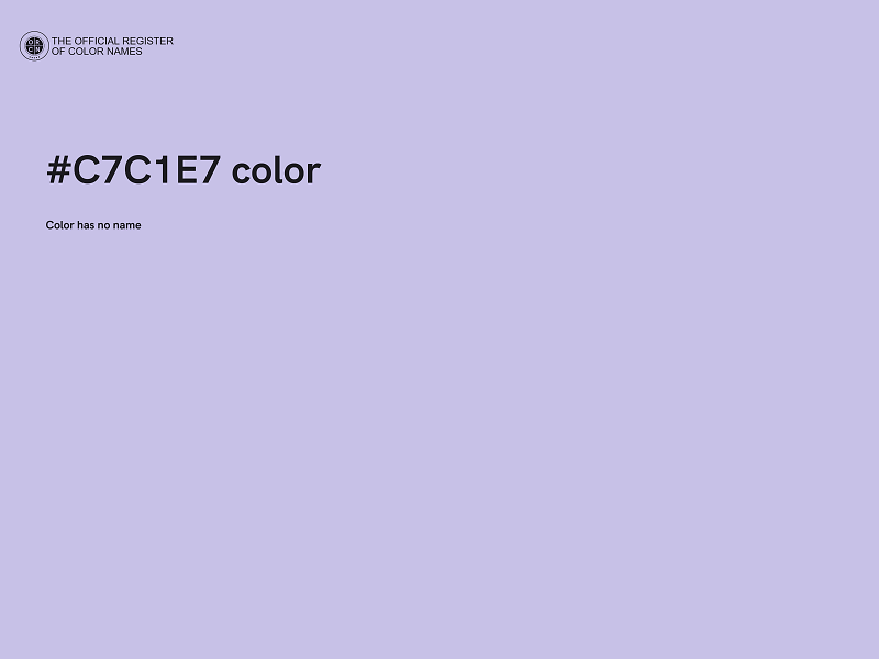 #C7C1E7 color image