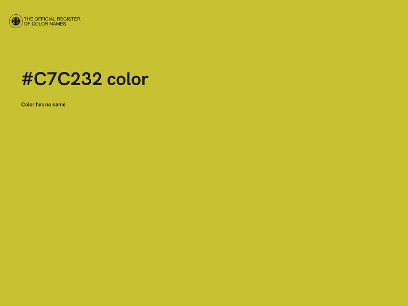 #C7C232 color image