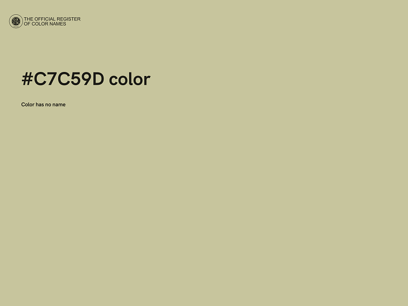 #C7C59D color image