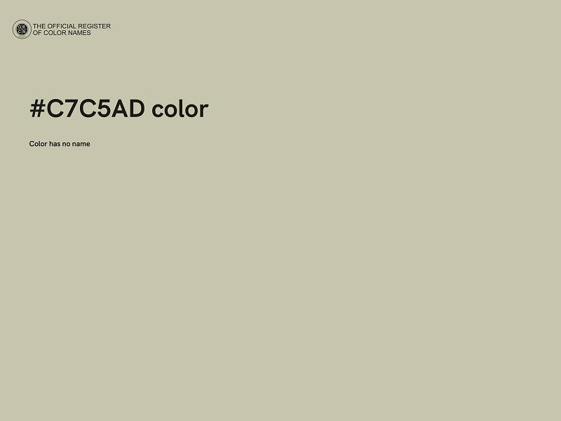 #C7C5AD color image