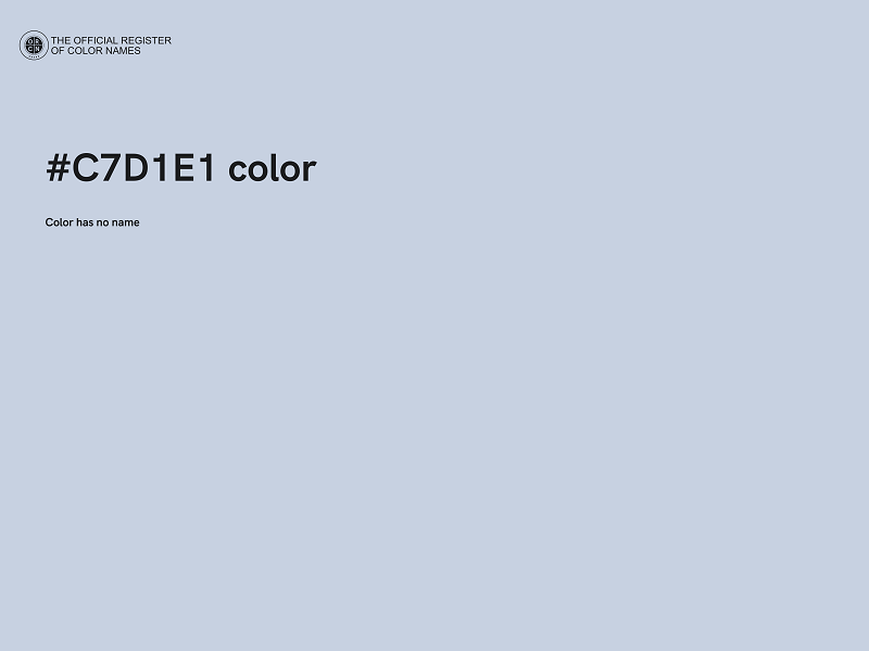 #C7D1E1 color image