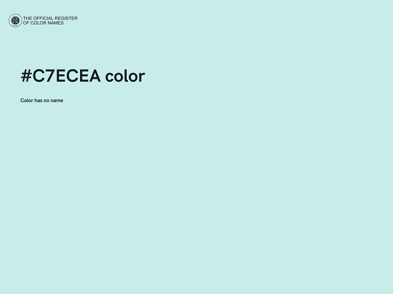 #C7ECEA color image