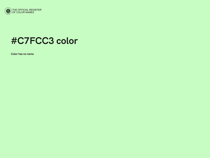 #C7FCC3 color image