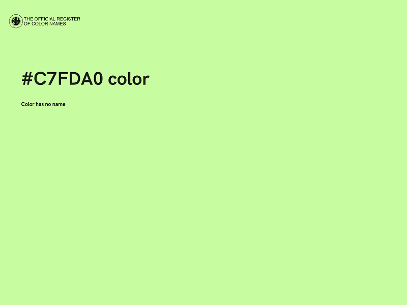 #C7FDA0 color image