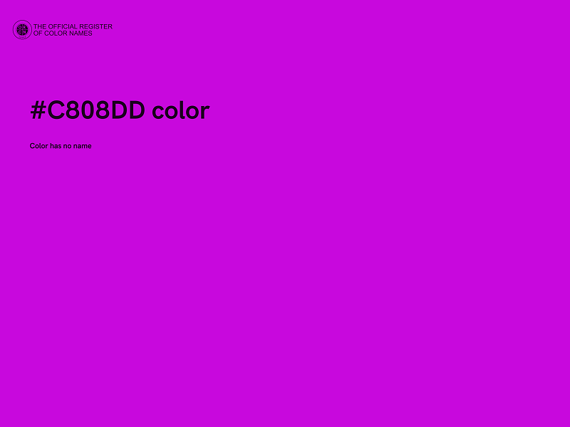 #C808DD color image