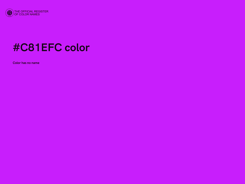 #C81EFC color image