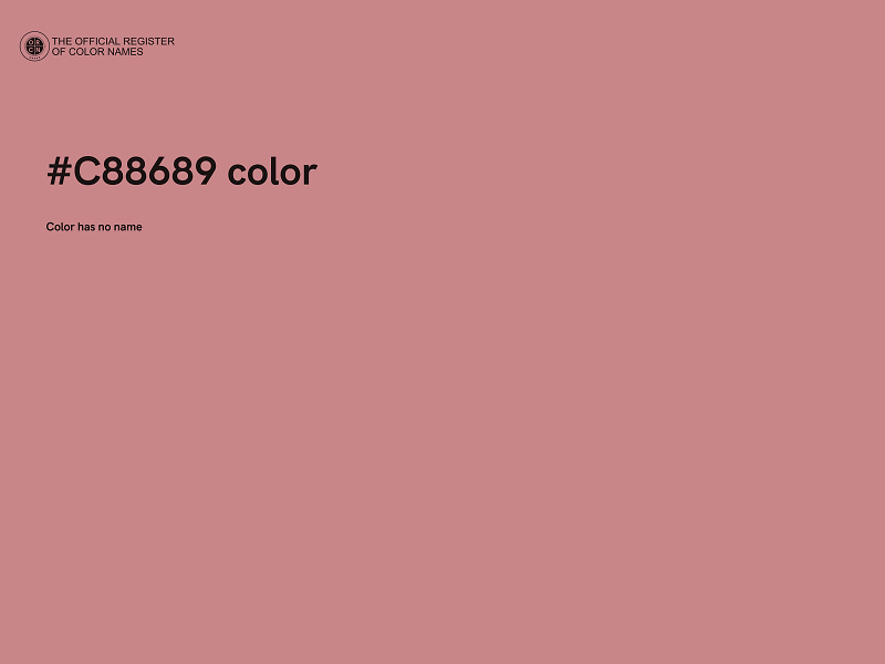 #C88689 color image