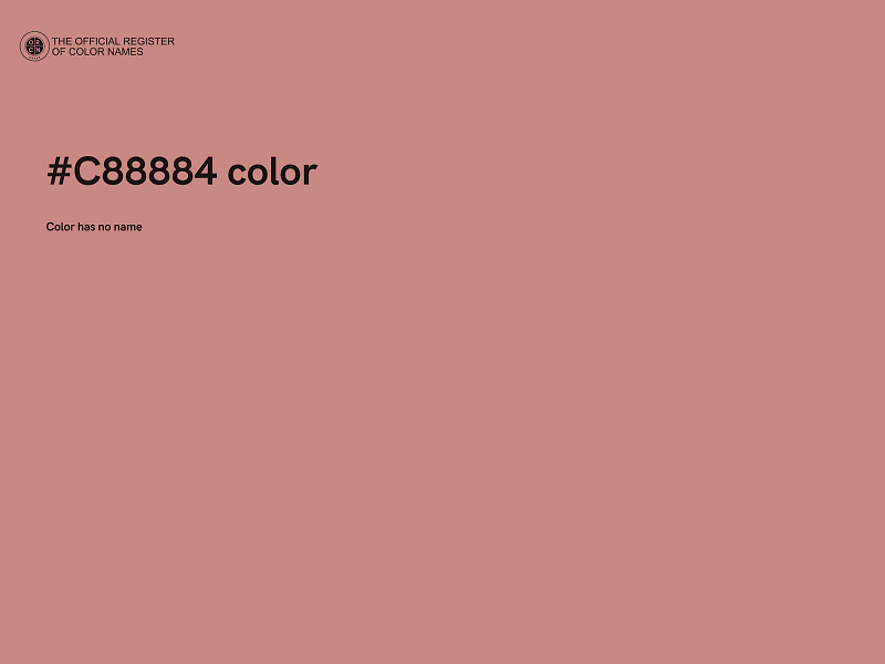 #C88884 color image