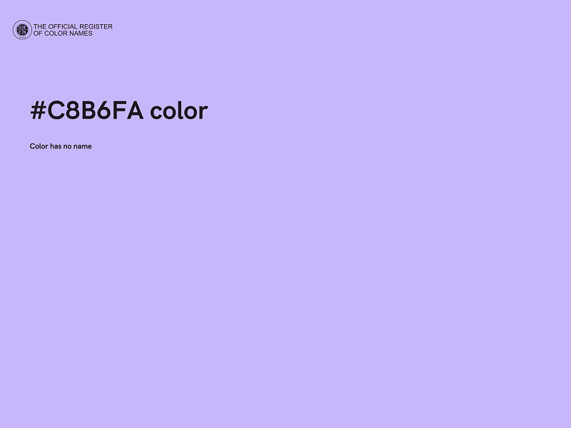 #C8B6FA color image