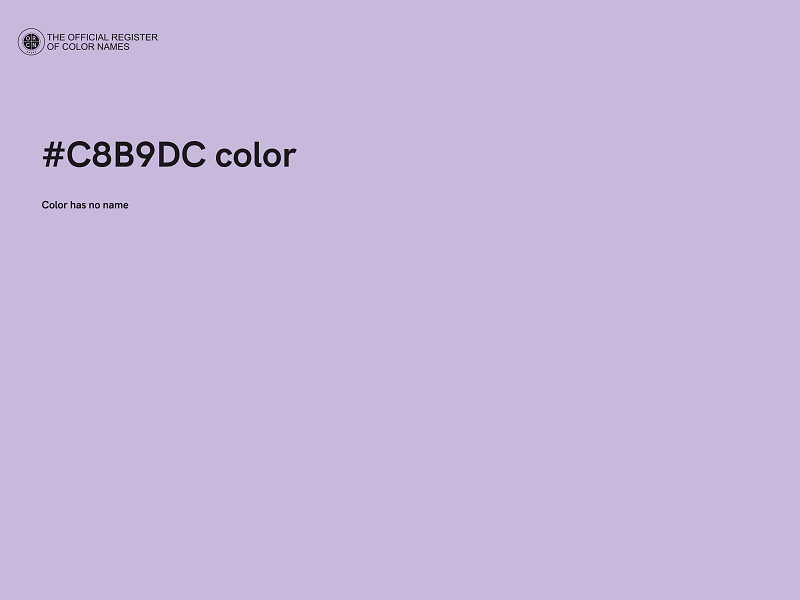 #C8B9DC color image