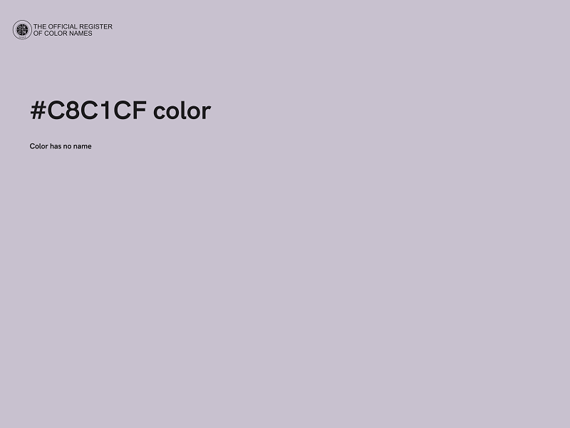 #C8C1CF color image