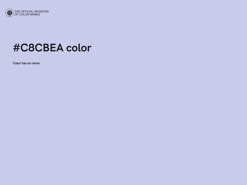 #C8CBEA color image