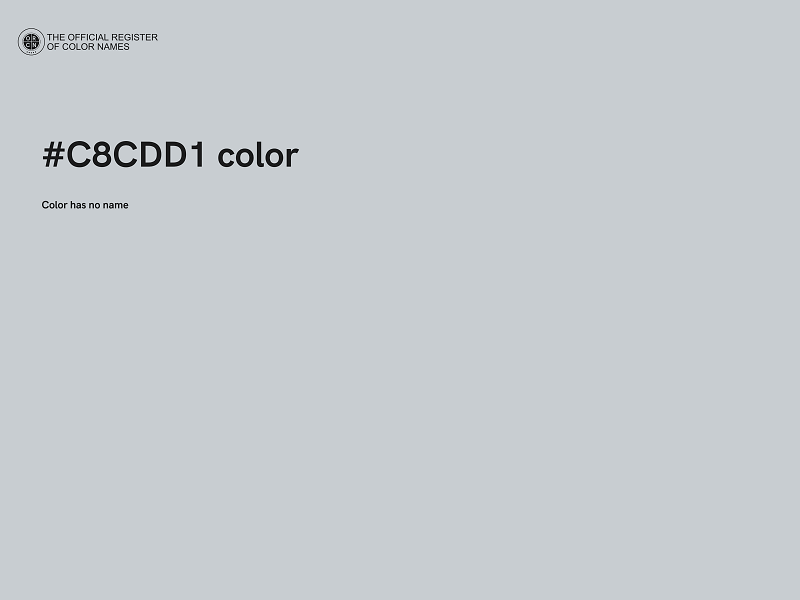 #C8CDD1 color image