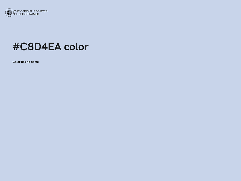 #C8D4EA color image