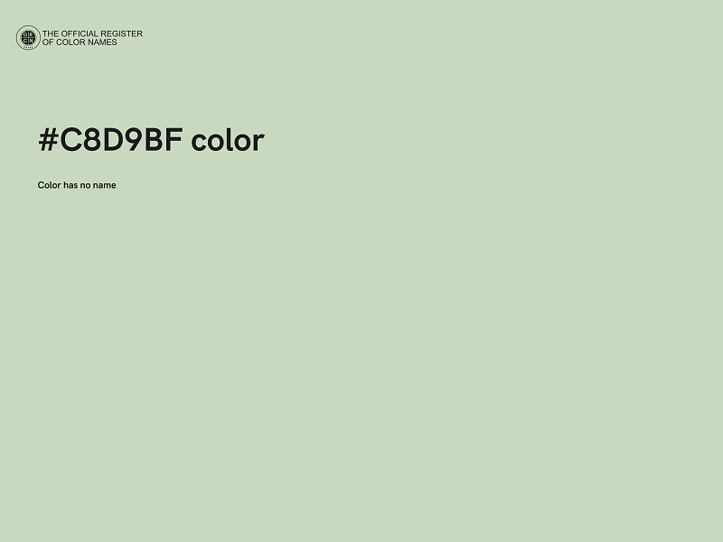 #C8D9BF color image