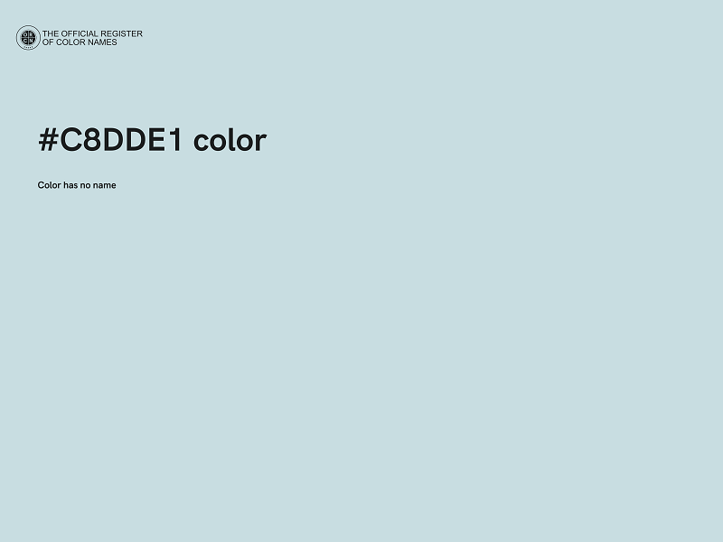 #C8DDE1 color image