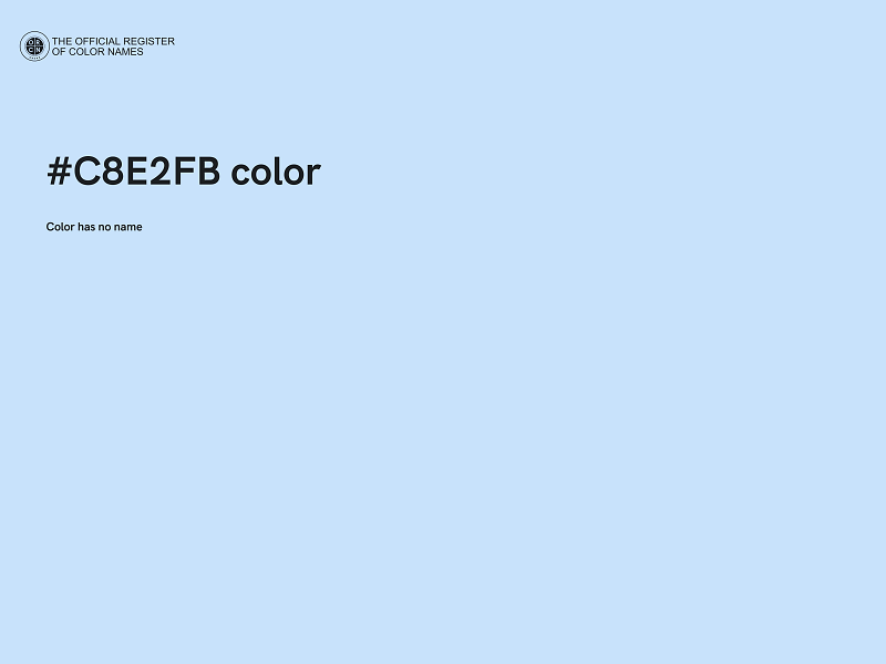 #C8E2FB color image