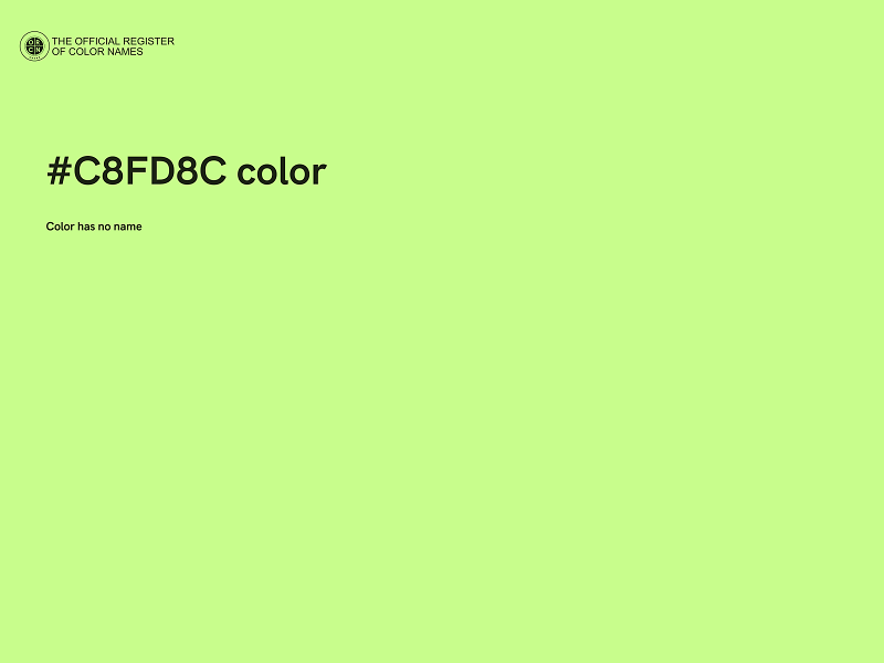 #C8FD8C color image