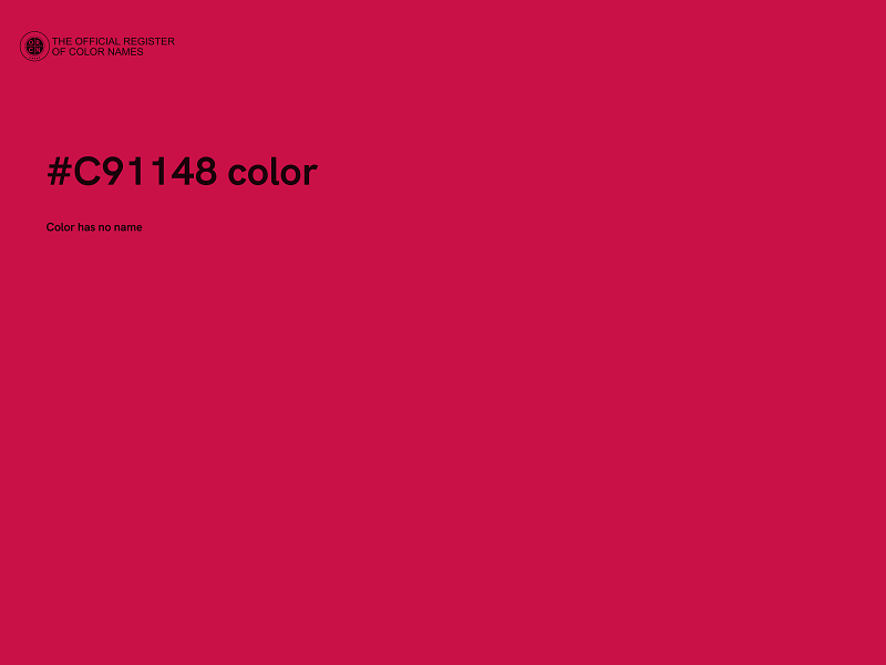 #C91148 color image