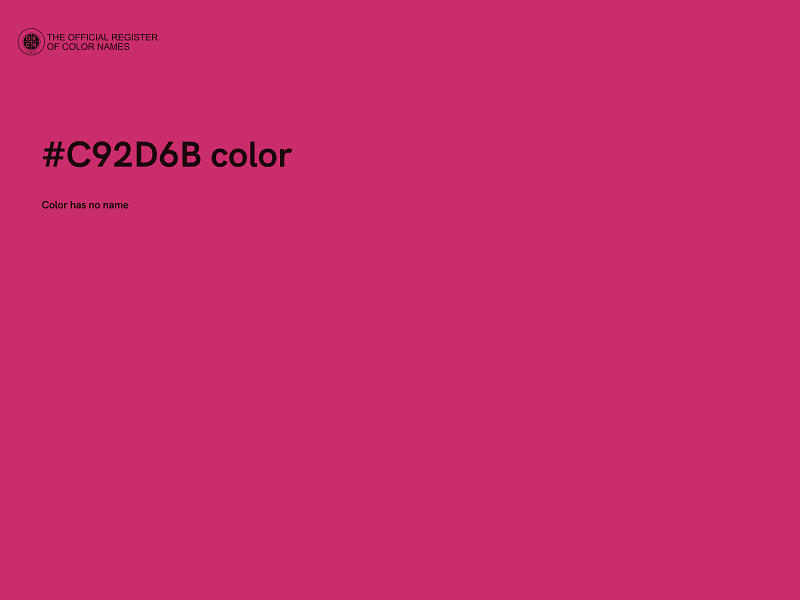 #C92D6B color image