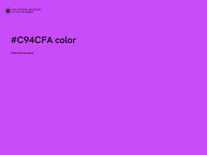 #C94CFA color image