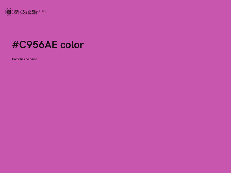 #C956AE color image