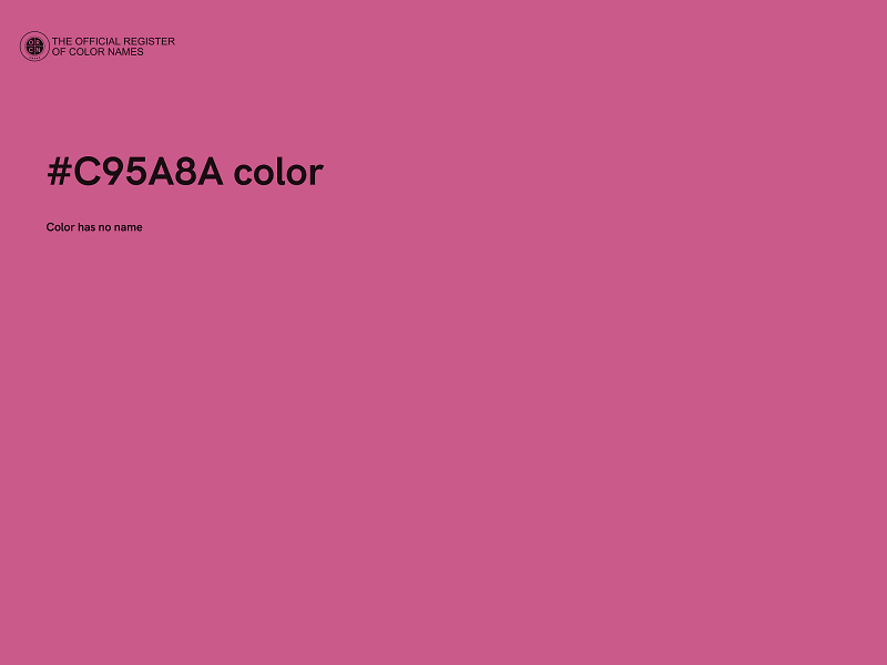 #C95A8A color image