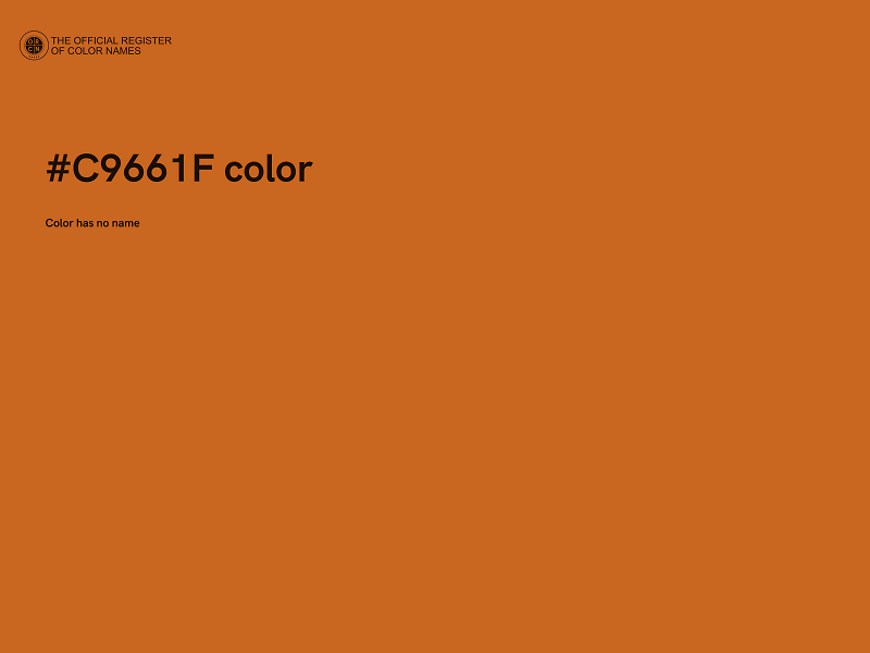 #C9661F color image