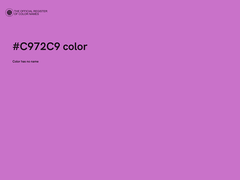 #C972C9 color image