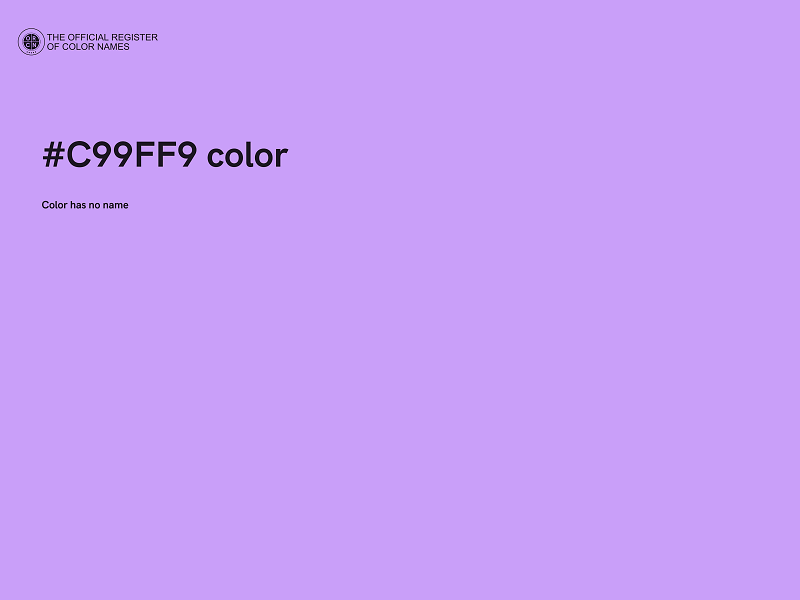 #C99FF9 color image