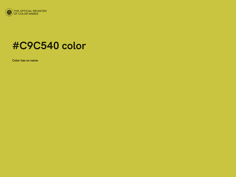 #C9C540 color image