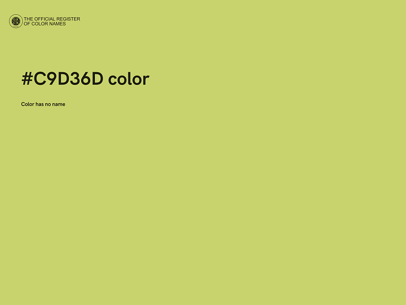 #C9D36D color image