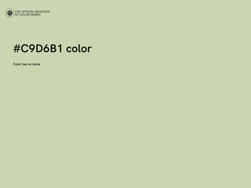 #C9D6B1 color image