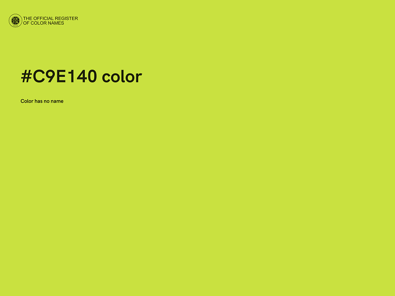 #C9E140 color image