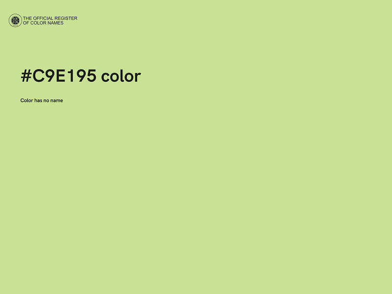 #C9E195 color image