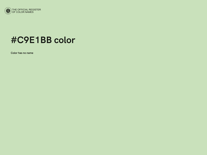 #C9E1BB color image