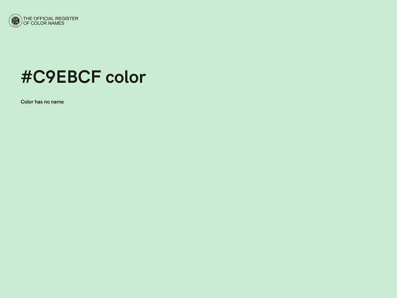 #C9EBCF color image