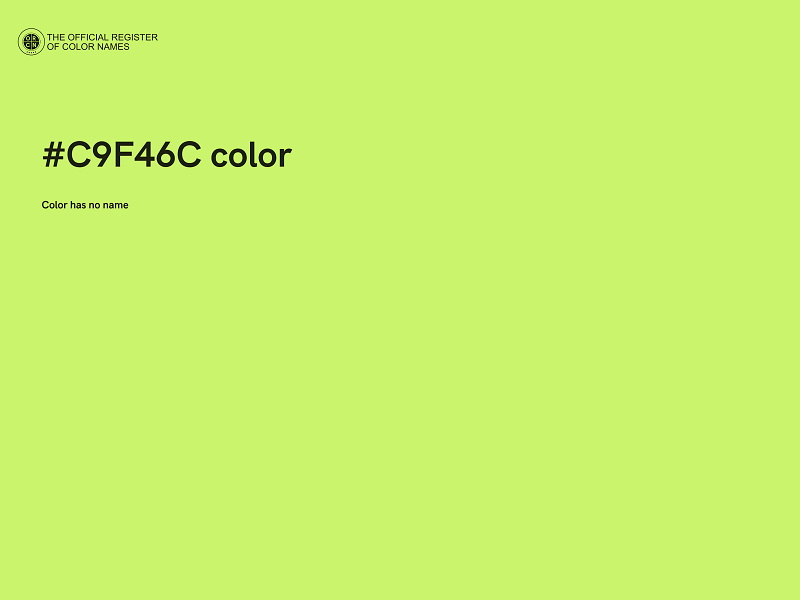 #C9F46C color image