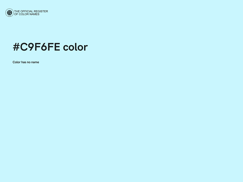 #C9F6FE color image