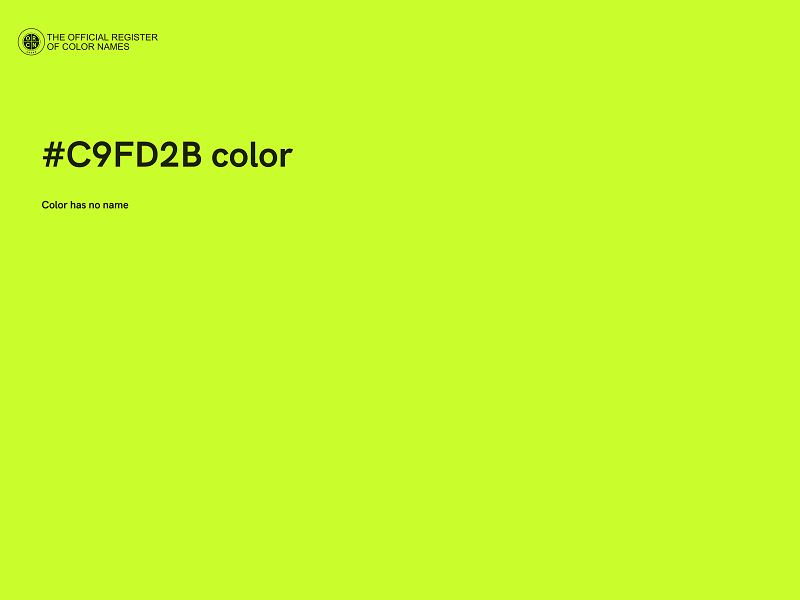 #C9FD2B color image