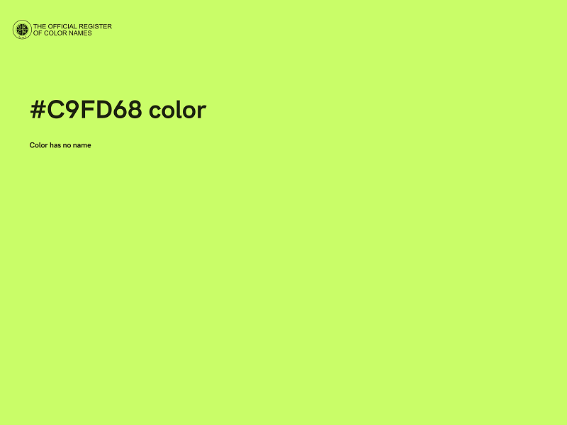 #C9FD68 color image