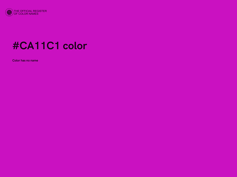 #CA11C1 color image