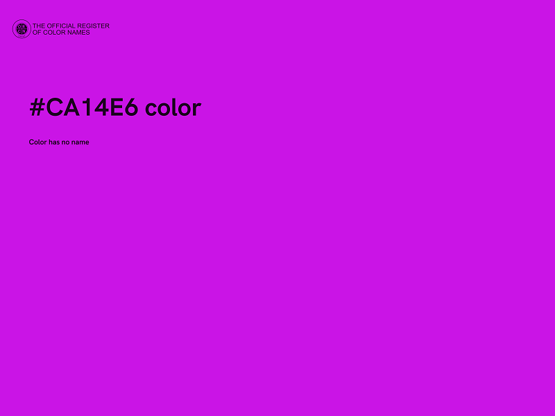 #CA14E6 color image