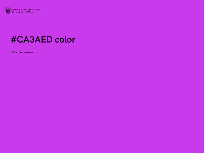 #CA3AED color image