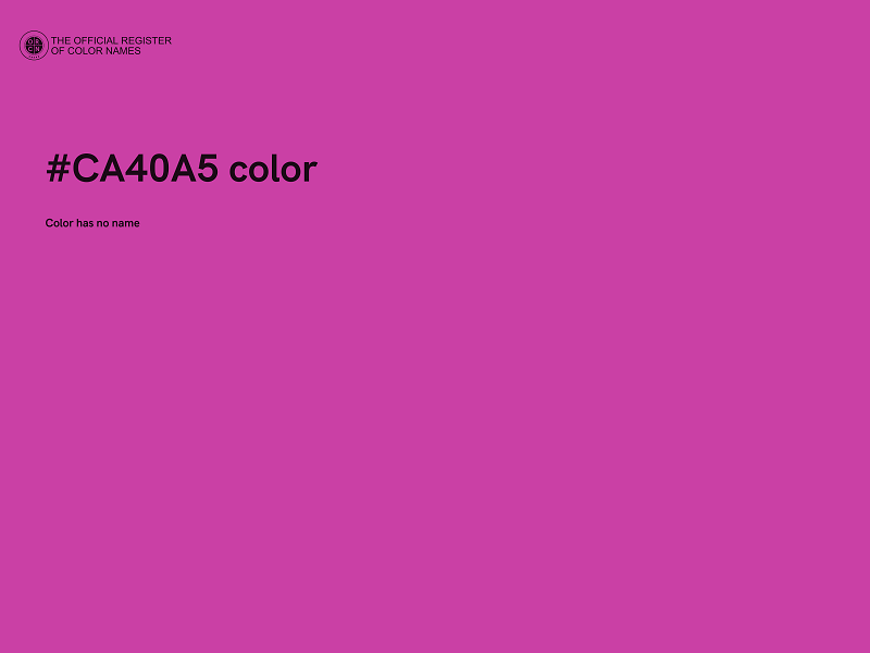 #CA40A5 color image