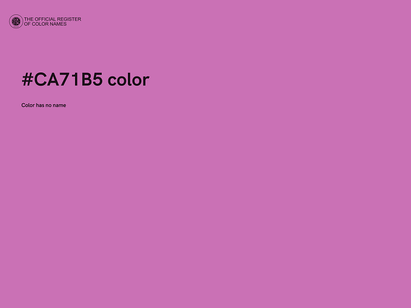 #CA71B5 color image