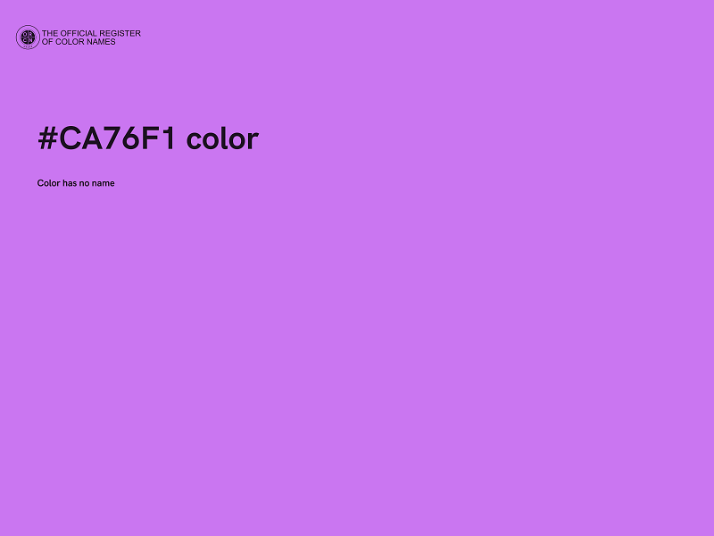 #CA76F1 color image