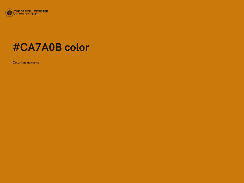 #CA7A0B color image