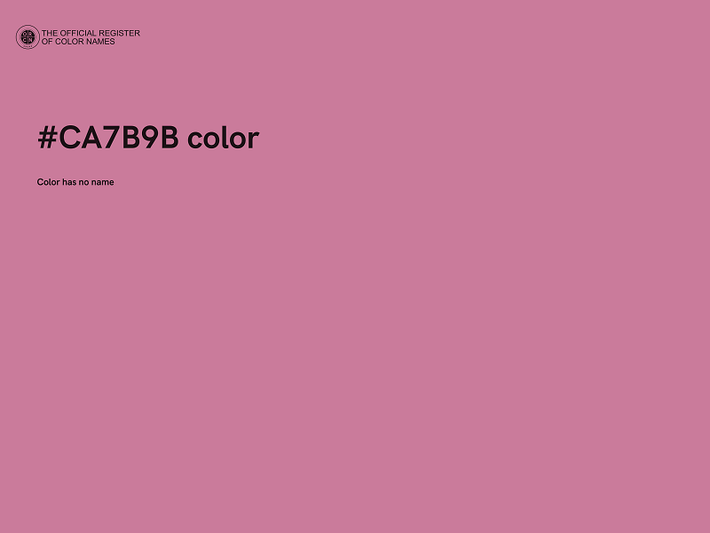 #CA7B9B color image