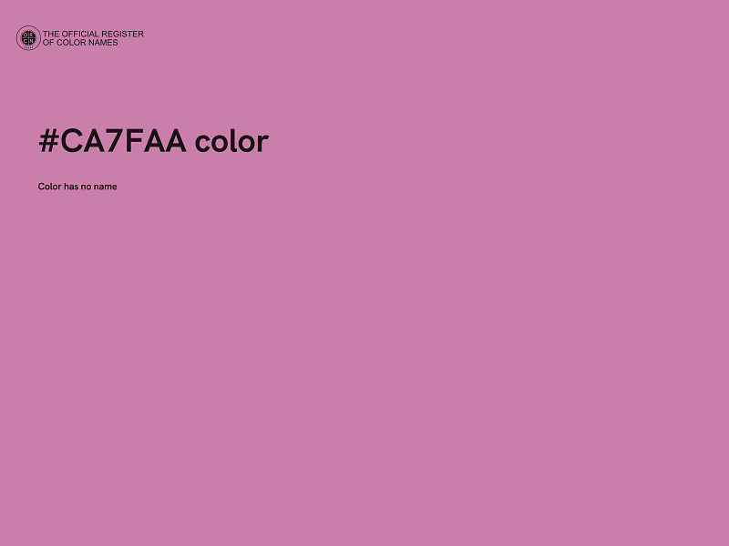 #CA7FAA color image